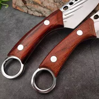 Ручной работы кованый поварской мясницкий нож из нержавеющей стали многоцелевой профессиональный кухонный нож для приготовления фруктов и барбекю