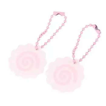 Ручной работы розовый кальмар ролл очаровательные брелки прекрасный орнамент брелок для ключей подвеска на рюкзак