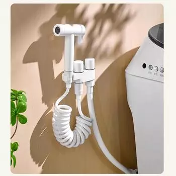 Ручной распылитель для биде, белый латунный распылитель для душа, ручной распылитель для унитаза, биде, смеситель для душа, насадка для душа, самоочищающаяся 811590