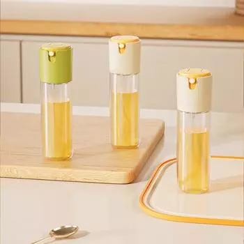 Ручной распылитель для приправы, герметичная герметичная бутылка для контроля масла для барбекю зелёный