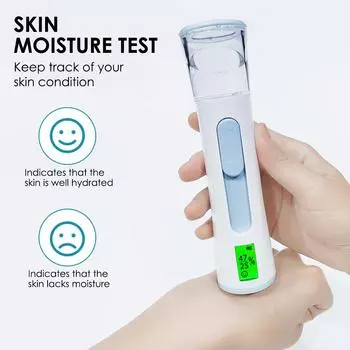 Ручной распылитель тумана Nano Beauty Instrument Мини увлажняющий увлажнитель для ухода за кожей LED-дисплей Портативный паровой распылитель для лица розовый