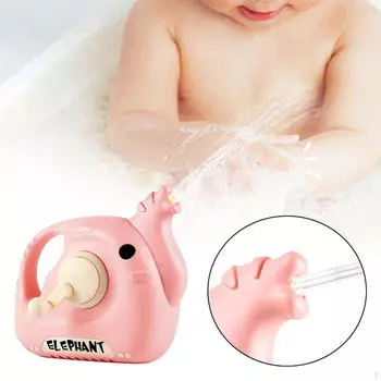 Ручной распылитель воды, игрушка-брызгалка, бассейн в форме слона розовый