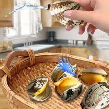 Ручной распылитель воды в виде моллюска из морепродуктов, игрушка-распылитель для разбрызгивания воды для мальчиков и девочек random 1pc