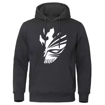 Ручной рисунок Grim Reaper, мужские толстовки в стиле панк в стиле аниме, осенняя свободная одежда, модная толстовка с героями мультфильмов, повседневный пуловер, мужская толстовка S