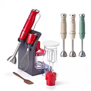 Ручной Ручной 5 в Baby Baby Свадебный Подарок bianca+ ® Блендер, Блендер, Миксер, Мульти-Блендер, 1, Еда, Подарок, Подарок, (красный)