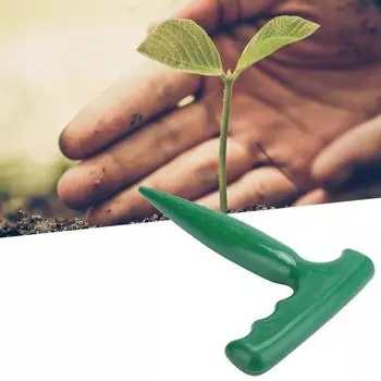 Ручной садовый дырокол, прозрачная шкала, удобно держать, легкий инструмент для рытья ям, инструмент для рытья ям темно-зеленого