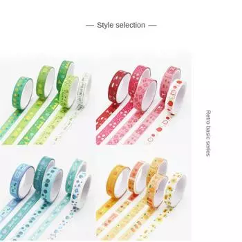 Ручной счет Ретро Многоцелевая бумага / коробка Цветная бумага Наклейки Канцелярские товары Стилизованные Разнообразные Красочные Ручной счет