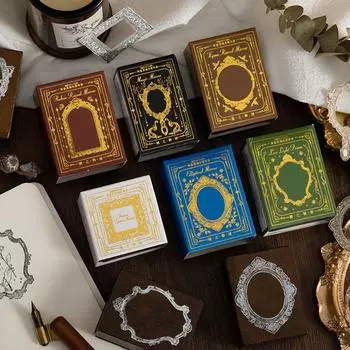 Ручной счет Скрапбукинг Зеркальные рамки Штампы DIY Рамка Декоратор Резиновые штампы Края Штампы 02