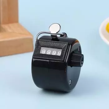 Ручной счетчик Tally, механический ручной ладонный кликер, подсчет количества, подсчет количества зелёный