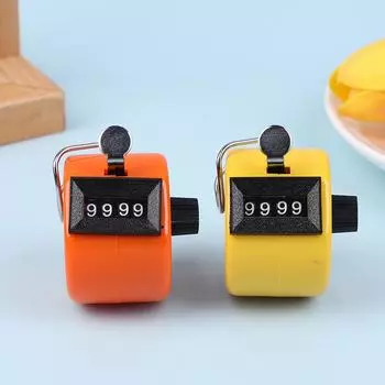 Ручной счетчик Tally, механический ручной ладонный кликер, подсчет количества, подсчет количества темно-синий