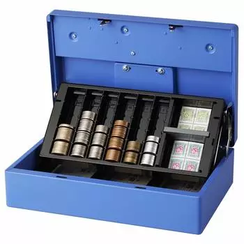 Ручной сейф CARL A5 тонкий синий CB-8800 синий