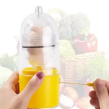 Ручной шейкер для яиц, миксер для взбивания яиц, пищевой силикон, инструмент для смешивания желтков и белков