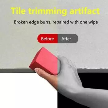 Ручной шлифовальный блок Износостойкая многофункциональная плитка Стеклянный абразивный шлифовальный блок Поставка для мастерской зелёный