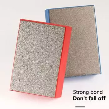 Ручной шлифовальный блок Износостойкая многофункциональная плитка Стеклянный абразивный шлифовальный блок Поставка для мастерской зелёный