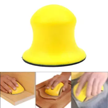 Ручной шлифовальный блок, шлифовальная машина с эргономичной ручкой, полировальная подушка для реставрации мебели Style E