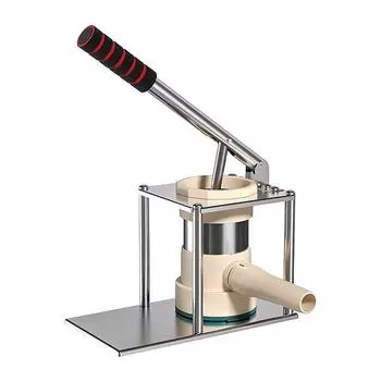 Ручной шприц для колбасы из нержавеющей стали с 5 трубками Машина для наполнения колбасы для начинки Инструменты для домашней кухни