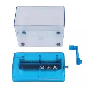 Ручной шредер, измельчитель полосок, настольный инструмент A6 для резки бумаги для офиса, школы, домашнего использования