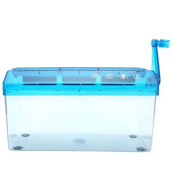 Ручной шредер МИНИ Настольный ручной канцелярский принадлежности Защита конфиденциальной машины