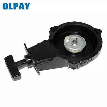 Ручной стартер в сборе для 2-тактных подвесных моторов Hangkai мощностью 4,0 л.с. чёрный