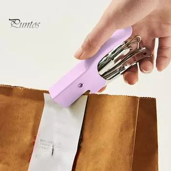 Ручной степлер для школы, домашнего офиса, компактный, легкий, пластиковый степлер, экономящий труд, портативный, помощник в учебе и офисе B мятный зеленый