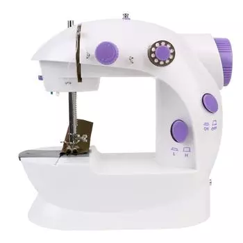 Ручной стол швейная машина ножная педаль прямая линия двухниточный комплект мини портативный бытовой ночник ручной инструмент электрический
