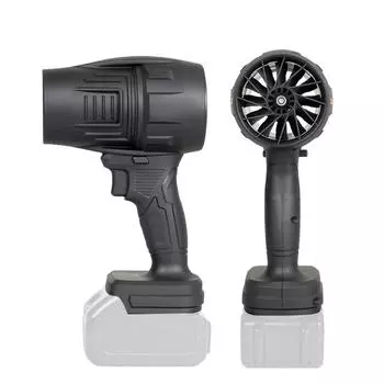 Ручной струйный вентилятор, мощный вентилятор с щеткой, воздуховодный турбовентилятор, мощный канальный вентилятор, портативный пылеуловитель, инструмент для очистки клавиатуры чёрный