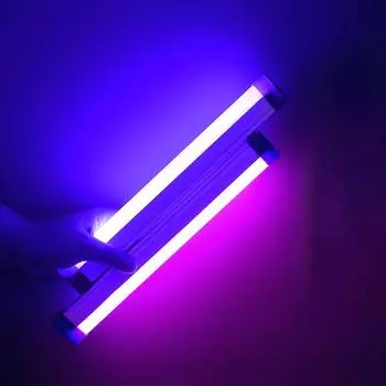 Ручной светодиодный заполняющий светильник, светодиодный светильник для видео, палочка для фотосъемки, перезаряжаемая батарея, вспышка, палочка, красочная лампа для селфи 17cm синий