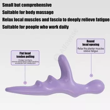 Ручной Т-образный акупунктурный массажер для нажатия большим пальцем на триггерную точку Инструменты для физиотерапии Расслабление глубоких тканей всего тела
