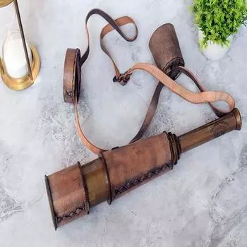 Ручной телескоп Dolland London Уникальный подарок для офицеров и моряков ВМФ Подарок на память, подарок для него, для нее 35,56 см