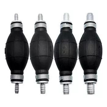 Ручной топливный насос 6 мм/8 мм/10 мм/12 мм, резиновая алюминиевая ручная лампочка для перекачки дизельного масла, бензина для автомобиля, лодки, морского подвесного двигателя