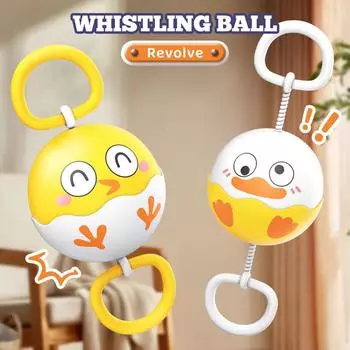 Ручной тяговый светящийся шнуровой игрушечный маховик светодиодная светящаяся игрушка новинка детский маховик мигающий гироскоп подарочные игрушки Yellow