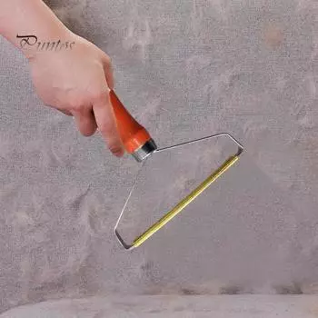 Ручной триммер для шерсти домашних животных, для собак и кошек, экологически чистый триммер для удаления катышков, эргономичная ручка, скребок для свитеров, инструмент для ухода зелёный