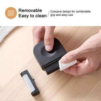 Ручной триммер для удаления катышков Yousheng, не требующий батареи, легкий портативный инструмент для бритья одежды и ткани Unilateral чёрный