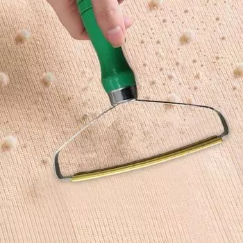 Ручной триммер для удаления шерсти домашних животных, экологически чистый триммер для удаления катышков, эргономичная ручка зелёный