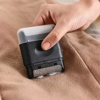 Ручной триммер для удаления ворса с шариками для волос, машина для резки гранул, портативный эпилятор белый