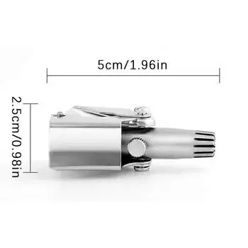 Ручной триммер для волос в носу из нержавеющей стали, ножницы, профессиональная машинка для стрижки волос в носу