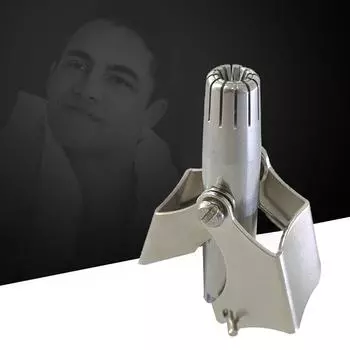 Ручной триммер для волос в носу из нержавеющей стали, ножницы, профессиональная машинка для стрижки волос в носу