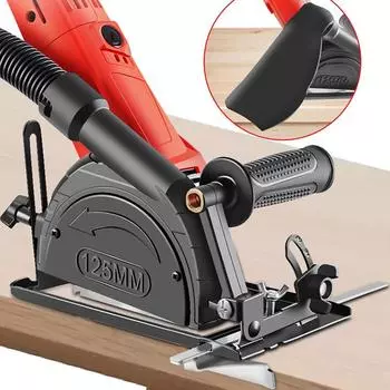 Ручной угловой шлифовальный станок, конвертер в резак, регулируемая глубина 40 мм, кронштейн шлифовального станка для резки, столярный инструмент с направляющей линейкой
