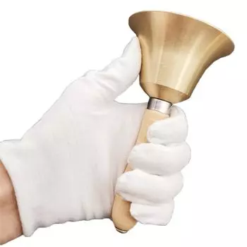 Ручной ужин Деревянная рука громко машет для игр в бинго Колокол, Колокол, Ручка, Колокол, Громкость, Джекпоты, Лотерея, Лотерея, События, Выигрыш,