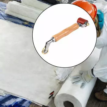 Ручной валик для швов при укладке обоев и напольных покрытий зелёный