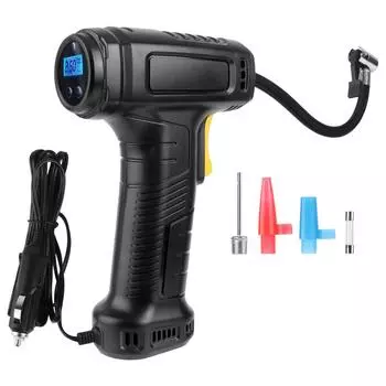 Ручной воздушный компрессор, воздушный насос для шин, воздушный насос для шин для автомобилей, велосипедных мячей, 120 Вт, надувной насос, беспроводной/проводной, портативный, новый