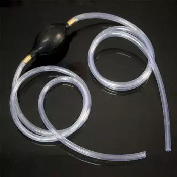 Ручной всасывающий насос для сифона для газа, топливный насос для воды, сифон, безопасный самовсасывающий шланг, водопроводные шланги чёрный