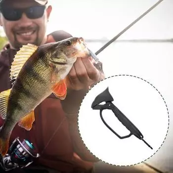 Ручной захват для рыбы с противоскользящей ручкой, портативный захват для захвата рта и губ рыбы