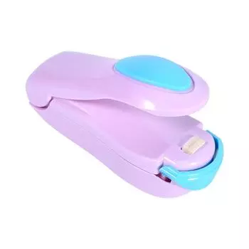 Ручной запайщик пакетов Мини Портативный Термосварочный аппарат Фиолетовый