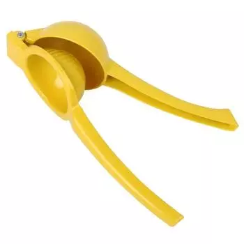 Ручной зажим для лимона Соковыжималка для лимона из алюминиевого сплава Ручной пресс для апельсинов Мини бытовой блендер Креативный кухонный гаджет оранжевый