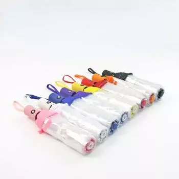 Ручной женский прозрачный зонт с цветами, анти-УФ-зонт от солнца, вишневый цвет, 3 складных зонта, дождевик, зонтик