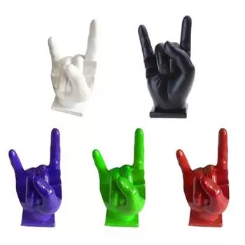 Ручные барабанные палочки Holderr Rock Hand Display Rack Room Decorations Resins Funny Stand X3UC чёрный