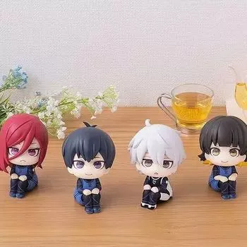 Ручные фигурки Blue Lock Clean World Ichi, Fenglehui, Nagi Seishirou и Chigiri Hyoma для украшения корпуса компьютера, подарок Nagisei Shiro-10cm