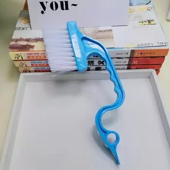 Ручные инструменты для чистки, дверные, оконные направляющие, кухонные щетки для чистки синий