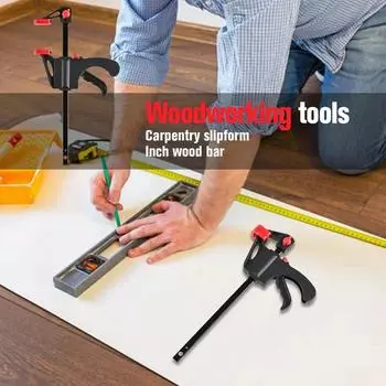 Ручные инструменты для самостоятельной работы по дереву Набор зажимов F с быстросъемным храповым механизмом Скоростной зажим для деревообработки Ручные инструменты для деревообработки Гаджеты для деревообработки